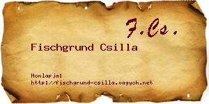 Fischgrund Csilla névjegykártya